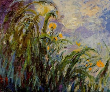 Iris Amarillos Claude Monet Impresionismo Flores Pinturas al óleo